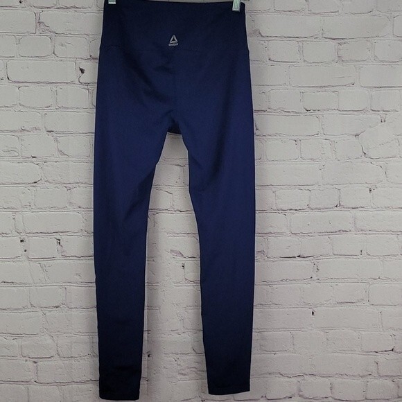 Reebok Blue Stretchy Active Leggings. Size Small - Picture 2 of 6